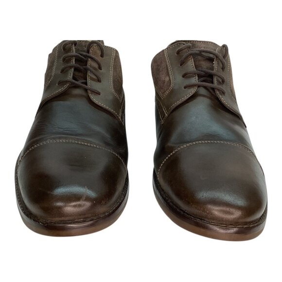 Rockport Brown Leather & Suede Oxfords Men's Size 13 - Picture 3 of 7